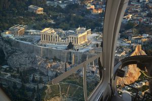 acropolis view helicopter