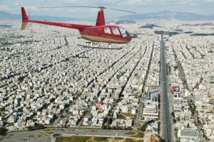 athens olymptic stadium helicopter