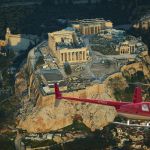 helicopter acropolis parthenon athens