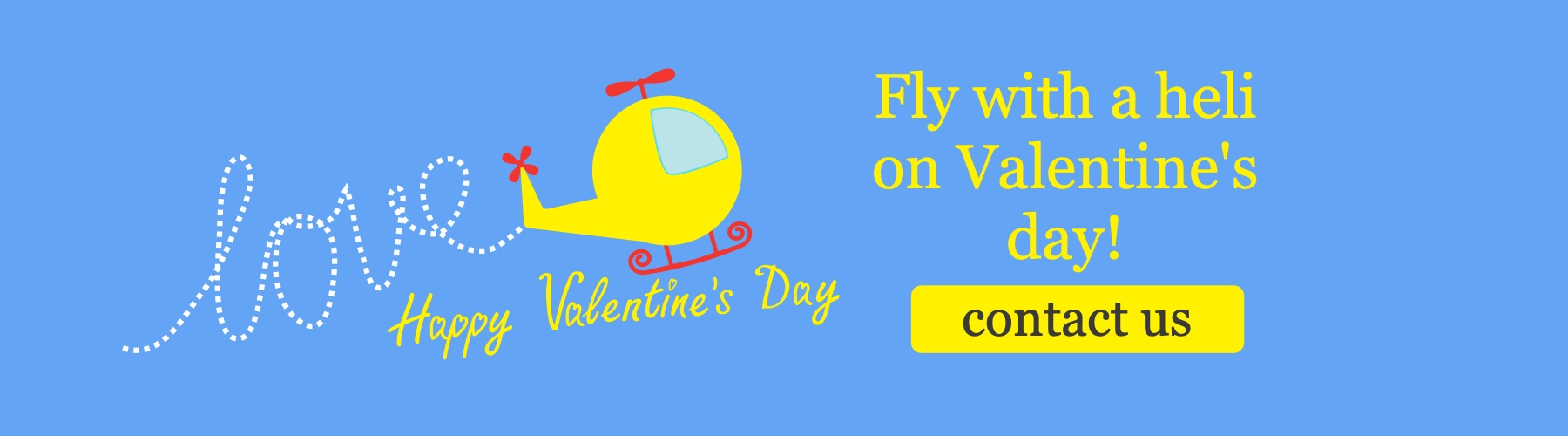 valentines day helicopter 2020